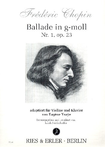 [402587] Ballade für Violine und Klavier Nr. 1 g-Moll op. 23