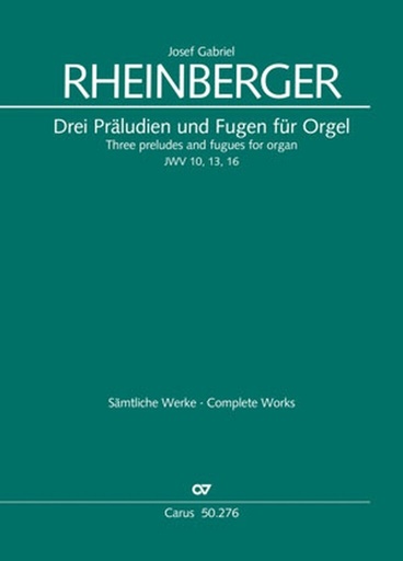 [402932] Drei Präludien und Fugen für Orgel JWV 10, 13, 16