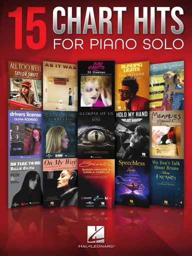 [403100] 15 Charts Hits for Piano Solo