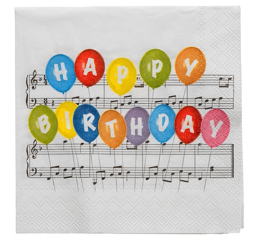 [403325] Servietten Happy Birthday