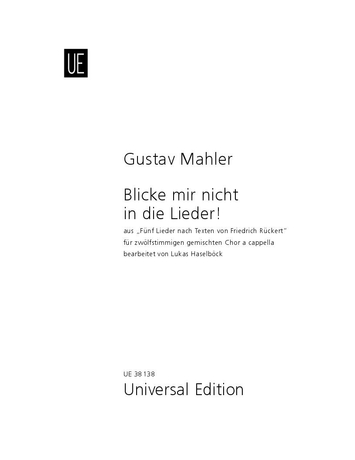 [403703] Blicke mir nicht in die Lieder!