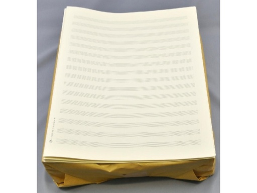 [187009] Notenpapier Großquart - 16 linig