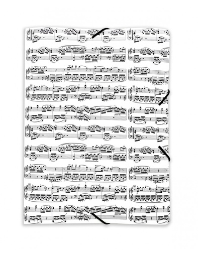 [404915] Elastic Folder Sheet Music White