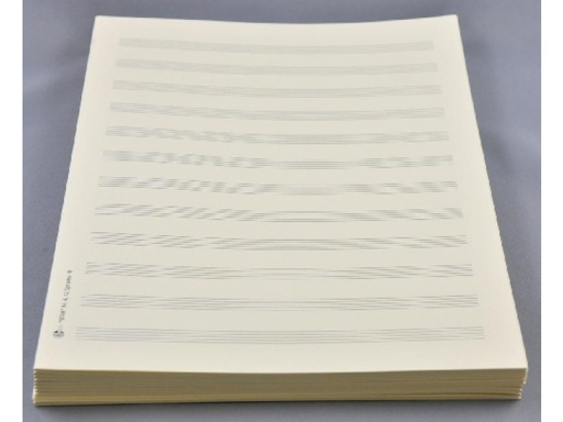 [187560] Notenpapier A4 - 12 linig