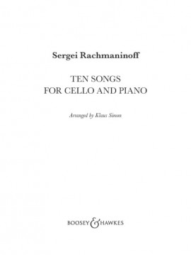 [405191] Ten Songs for Cello and Piano