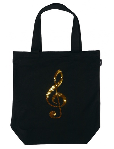 [405984] City Shopper Treble Clef Black