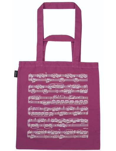 [405990] Tote Bag Sheet Music Purple