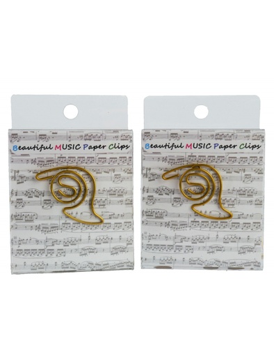 [405999] Paper Clips Horn Golden