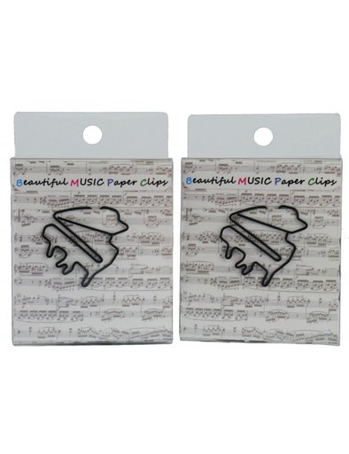 [406000] Paper Clips Piano Black