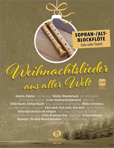 [500612] Weihnachtslieder aus aller Welt - Sopran- und Altblockflöte