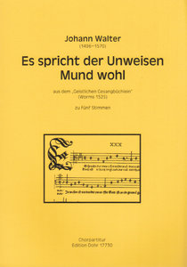 [317318] Es spricht der Unweisen Mund wohl