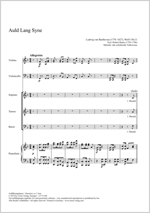 [504340] Auld lang Syne F-Dur op. WoO 156/11