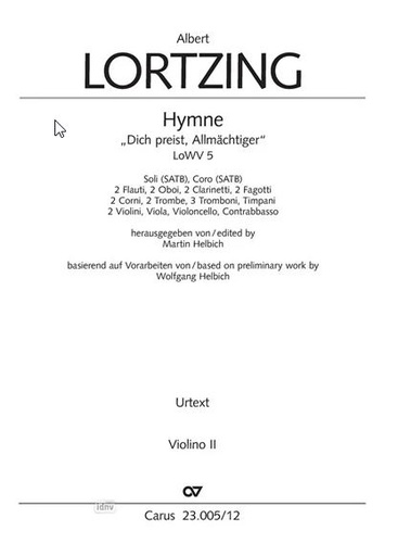 [504896] Hymne "Dich preist, Allmächtiger" LoWV 5