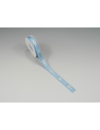 [506343] Ribbon G-Clef blue/golden