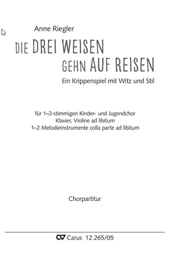 [506687] Die drei Weisen gehn auf Reisen