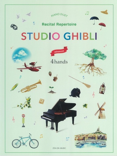 [508861] Studio Ghibli Recital Repertoire - 4 Hands