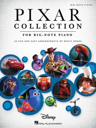 [508969] Pixar Collection for Big-Note Piano