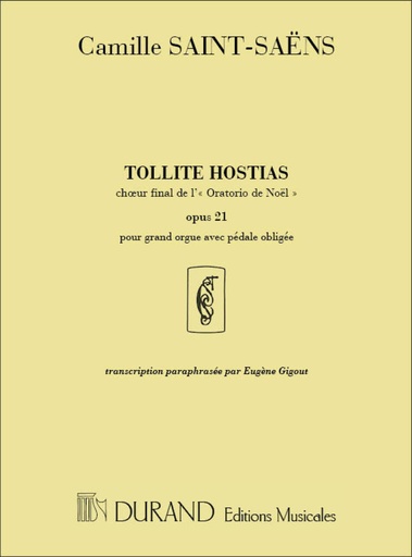 [509223] Tollite hostias (aus Oratorio de Noel op. 21)