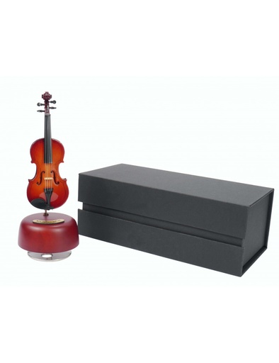 [509437] Music Box Violin "The Blue Danube" with gift case