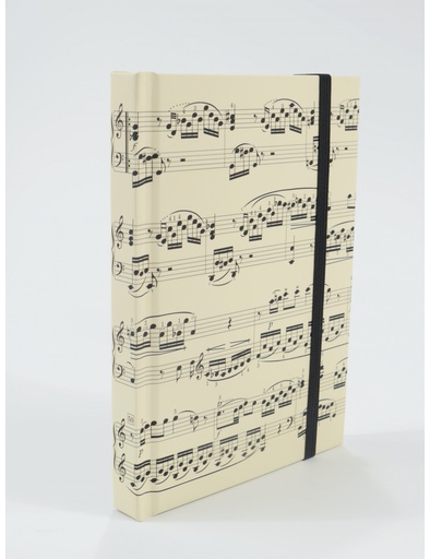 [509766] Notebook Sheet Music Creme A6