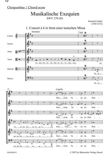 [509806] Musikalische Exequien SWV 279-281