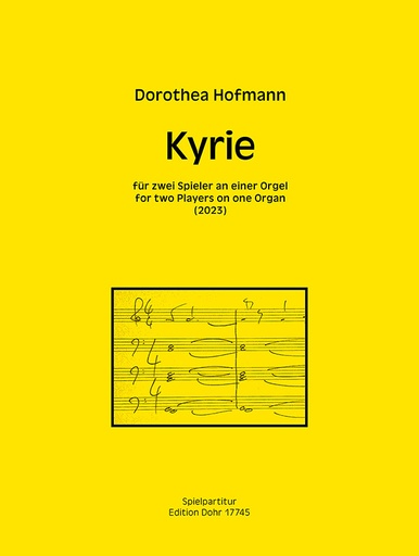 [510124] Kyrie für zwei Spieler an einer Orgel (2023)