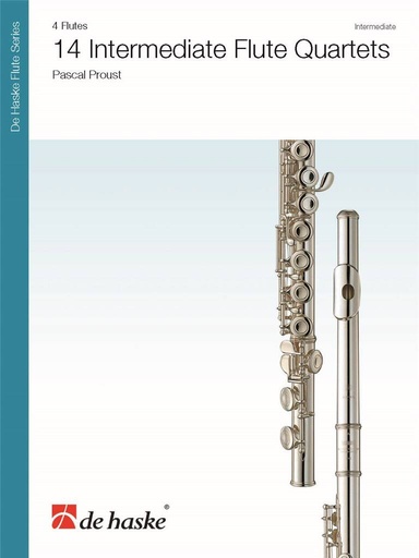 [510153] 14 Intermediate Flute Quartets
