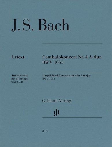 [510192] Cembalokonzert Nr. 4 A-Dur BWV 1055