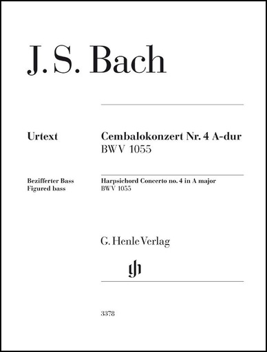 [510193] Cembalokonzert Nr. 4 A-Dur BWV 1055