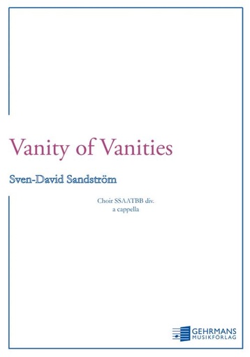 [510411] Vanity of Vanities