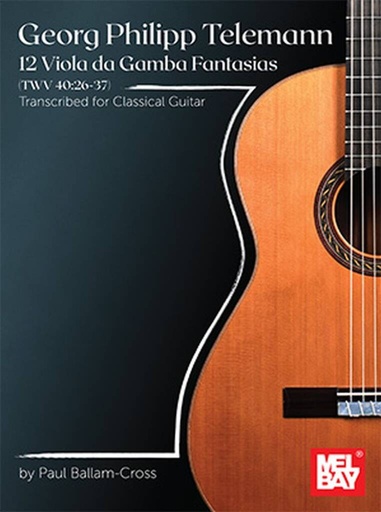 [510427] 12 Viola da Gamba Fantasias TWV 40:26-37