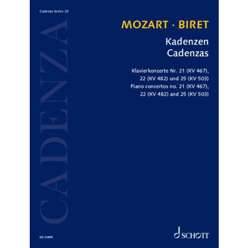 [510472] Kadenzen zu Mozarts Klavierkonzerten Nr. 21 (KV 467), 22 (KV 482) und 25 (KV 503)