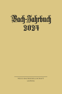 [510482] Bach-Jahrbuch 2024