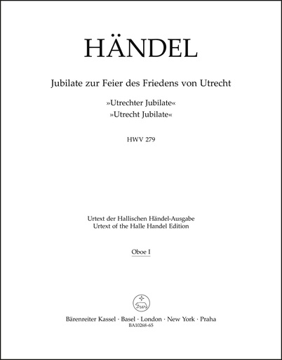 [510499] Utrechter Jubilate HWV 279