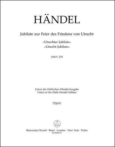 [510501] Utrechter Jubilate HWV 279