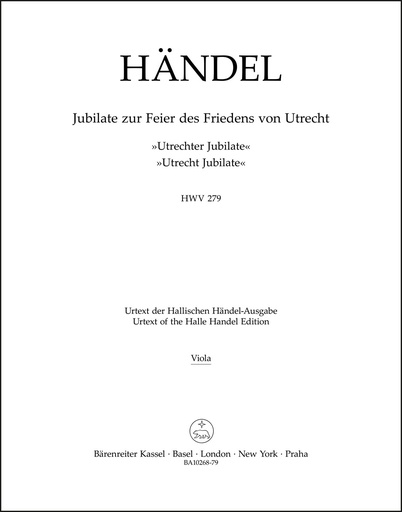 [510506] Utrechter Jubilate HWV 279