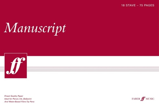 [510603] Manuscript Book A5 6-stave (Kopie)