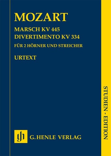 [510720] Marsch KV 445 + Divertimento KV 334