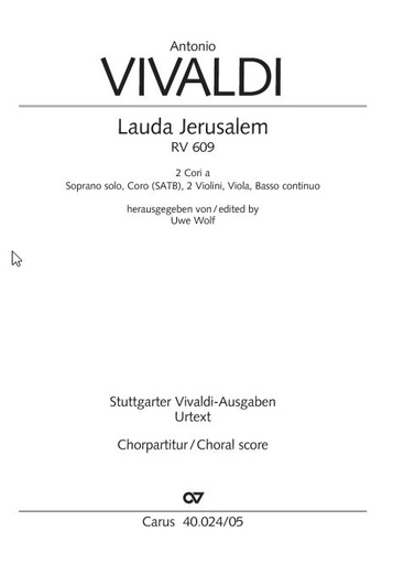 [510874] Lauda Jerusalem RV 609