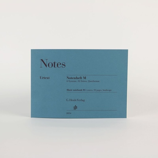 [511044] Notes, Notenheft M Querformat