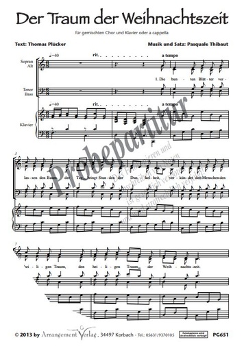 [511051] Der Traum der Weihnachtszeit