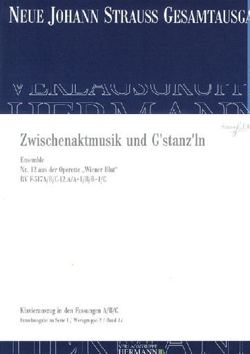 [511132] Wiener Blut - Zwischenaktmusik und G'stanz'ln (Nr. 12)