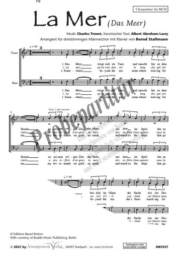 [511140] La Mer / Das Meer / Beyond the sea