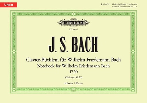 [511176] Clavier-Büchlein für Wilhelm Friedemann Bach (1720)