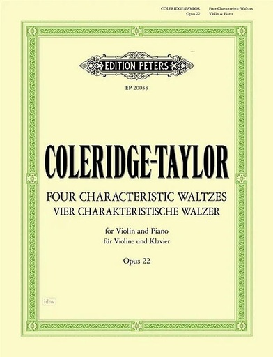 [511199] Four Characteristic Waltzes op. 22