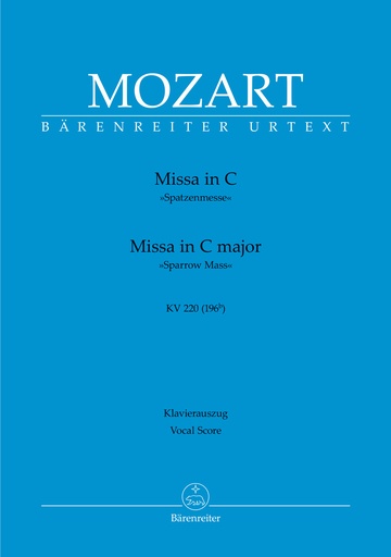 [511257] Missa in C, KV 220 (Spatzenmesse)