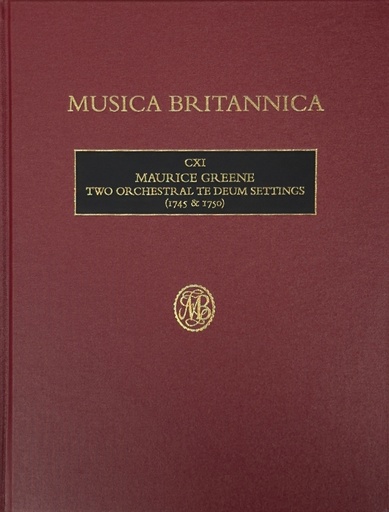 [511467] Two Orchestral Te Deum Settings (1745 & 1750) - Musica Britannica 111