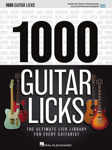 [511650] 1000 Guitar Licks