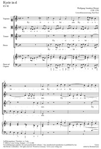 [181121] Kyrie in d, KV 90