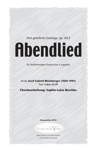 [511804] Abendlied op. 69/3